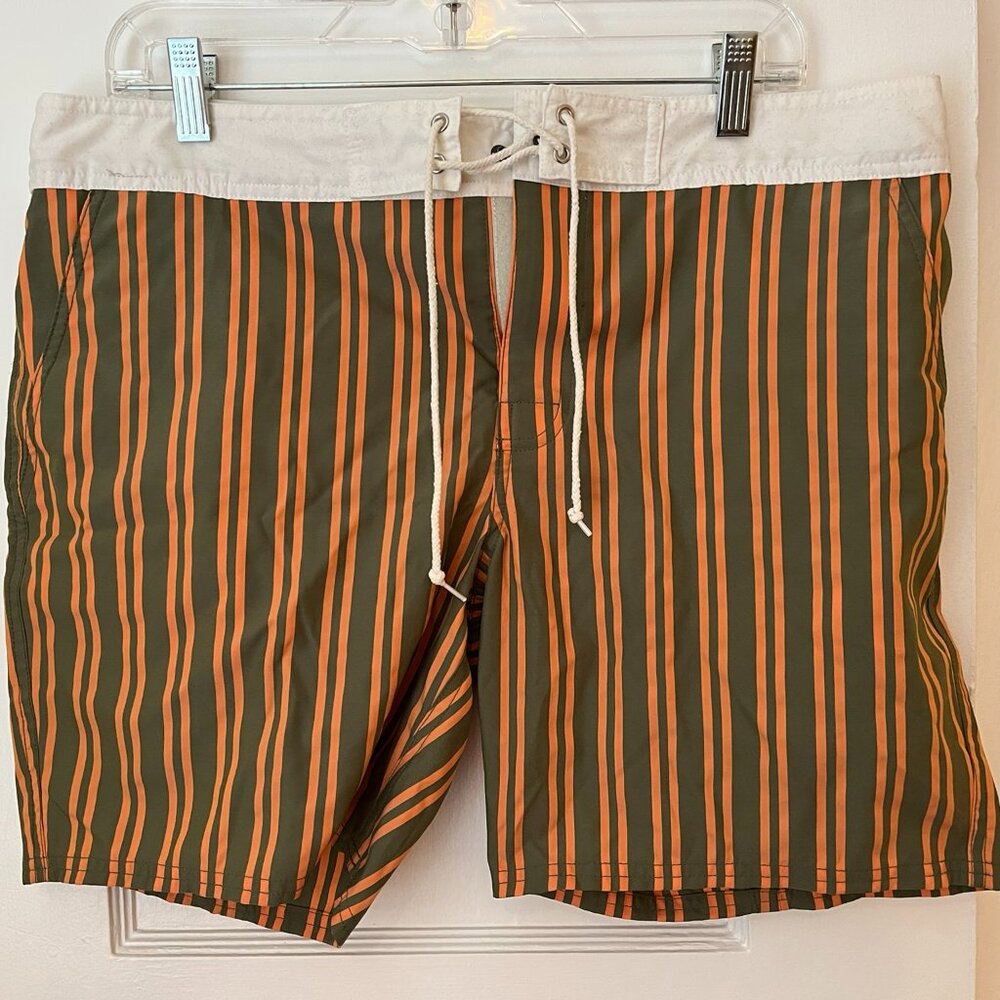 Men's swim trunks bathing suit Mr. Turk brand, never worn; size 34 med 7" inseam